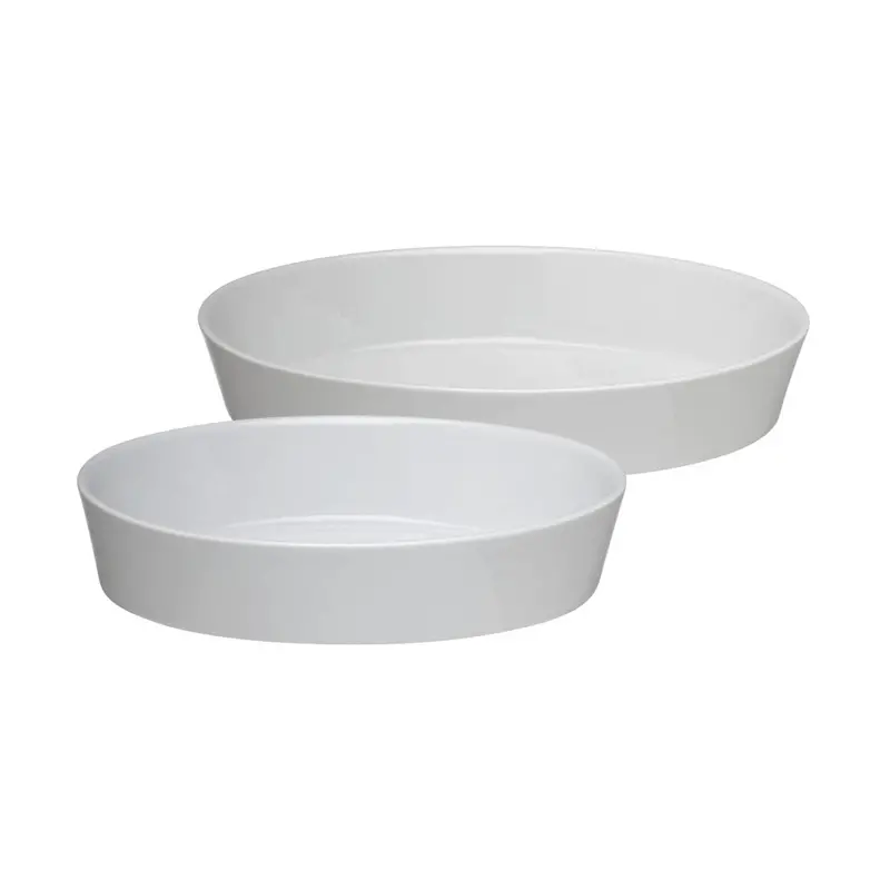 Pillivuyt Ceramic Oval Baking Dishes – 31Cm And 26Cm Pair 1