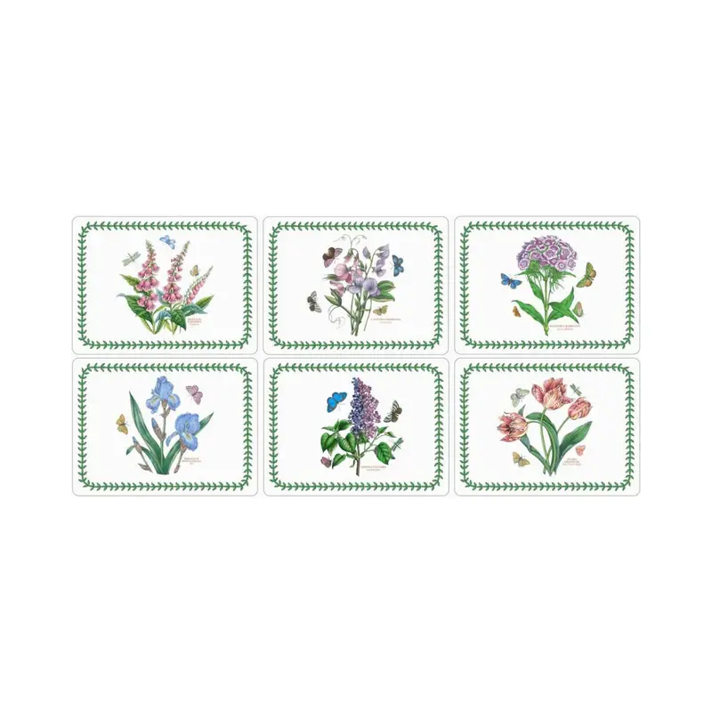 Pimpernel Botanic Garden Cotton Placemats – Set Of 6 1