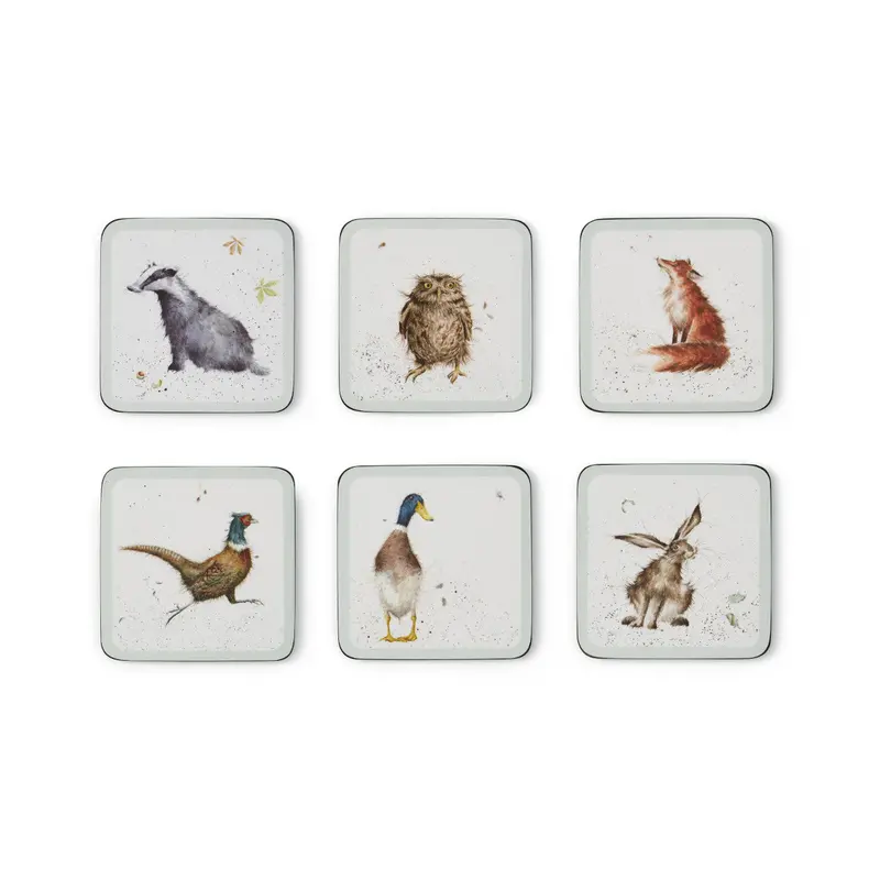 Pimpernel Wrendale Illustrated Coaster Set – 6 Pieces 1