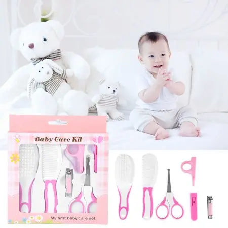 Pink Baby Healthcare & Grooming Kit – Complete Newborn Care Set 1