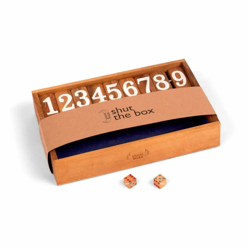 Planet Finska Shut The Box – Traditional Wooden Game 1