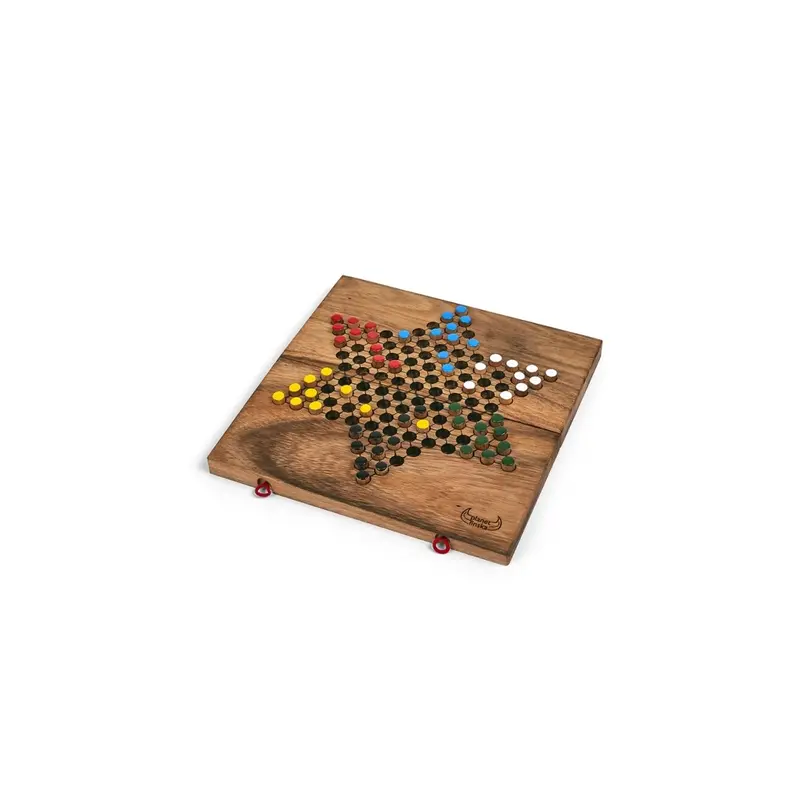 Planet Finska Solid Wood Chinese Checkers Board – 25Cm Diameter 1