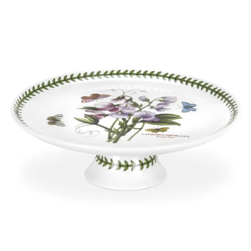 Portmeirion Botanic Garden 25Cm Sweet Pea Pattern Cake Stand 1