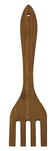 Premium 12-Inch Bamboo Forked Spatula – Simply Bamboo Kitchen Essential 1