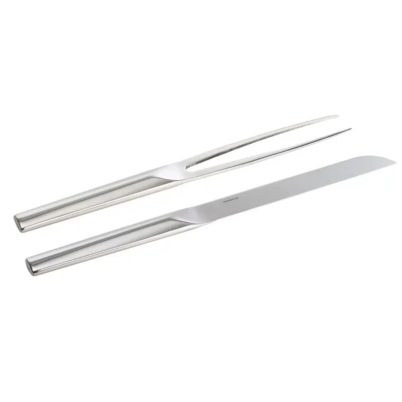 Premium 2-Piece Carving Set – Knife And Fork For Roasts 1