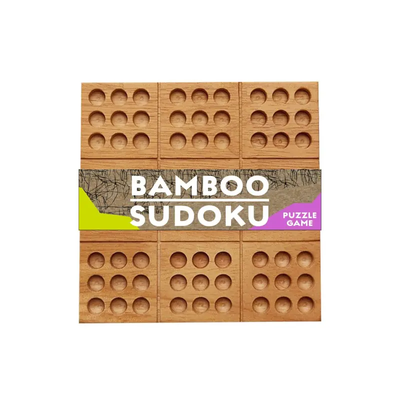 Project Genius Bamboo Sudoku Puzzle Game – Eco-Friendly Logic Challenge 1