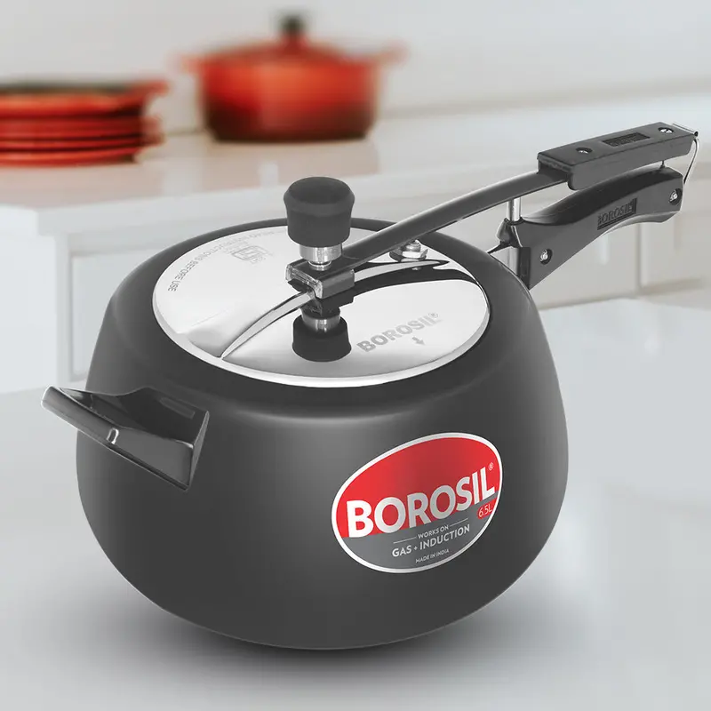 Pronto Hard-Anodized Pressure Cooker – Durable Aluminum Cooking Pot 1