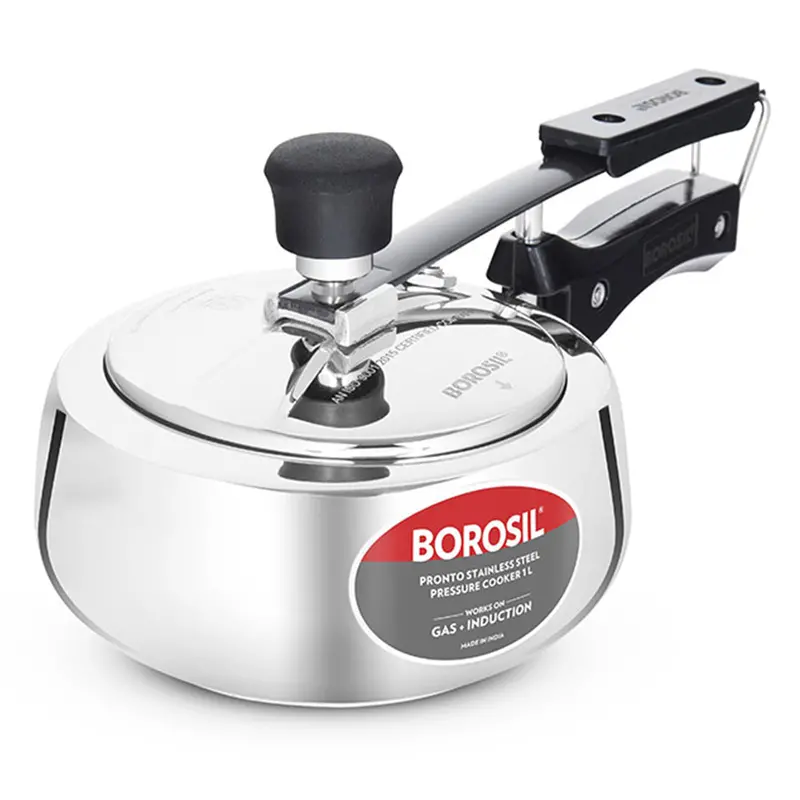 Pronto Stainless Steel Pressure Cooker – Durable & Fast Cooking 1