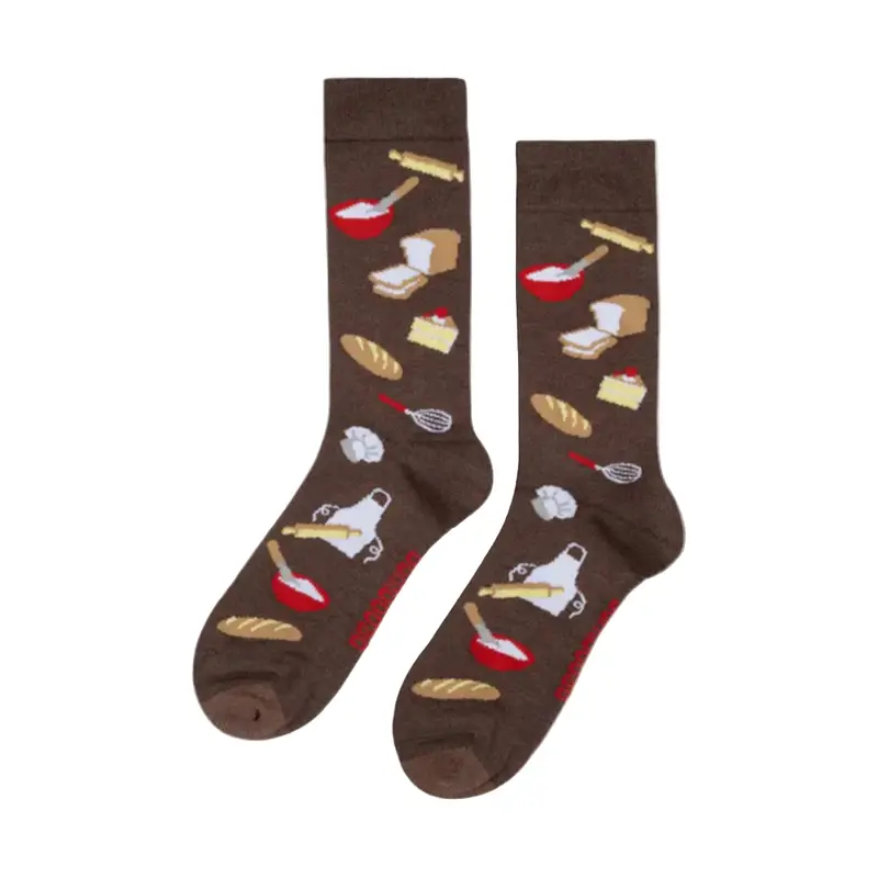 Pussyfoot Bakers Brown Knit Socks 1
