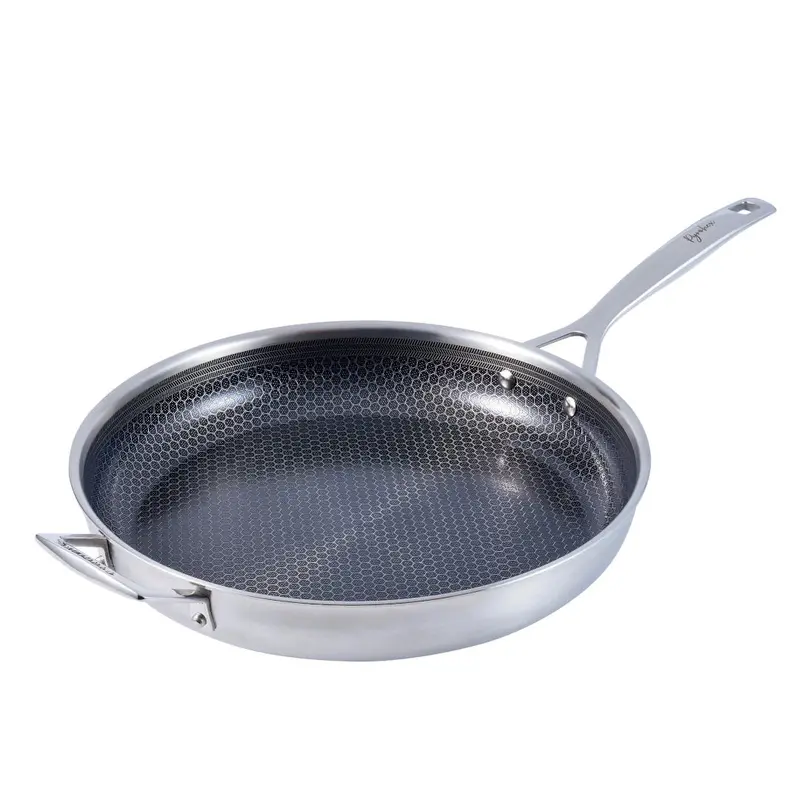 Pyrolux Pyrohex 32Cm Heavy-Duty Stainless Steel Frypan 1