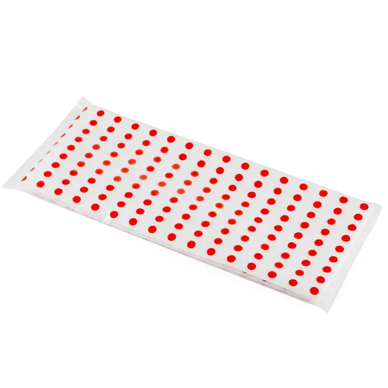 Red Polka Dot Tenugui Towel – Traditional Japanese Cotton Cloth, 35.43" × 13" 1