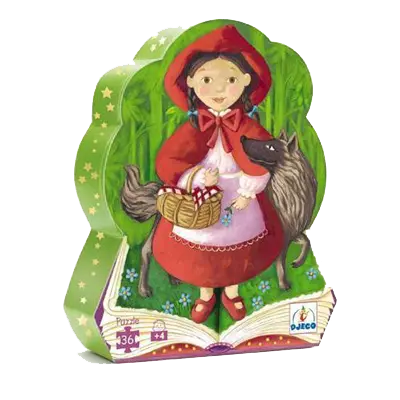Red Riding Hood Silhouette Puzzle – Age 4+ 1