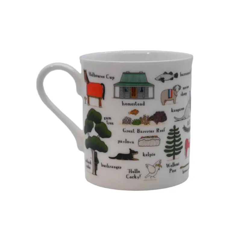 Red Tractor This Is Australia Ceramic Mug – 300Ml Patriotic Design 1