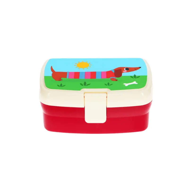 Rex London Sausage Dog Themed Lunch Container For Children 1