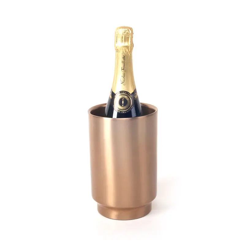 Rondo Copper-Finish Wine Cooler – Warm Metallic Serving Accessory 1