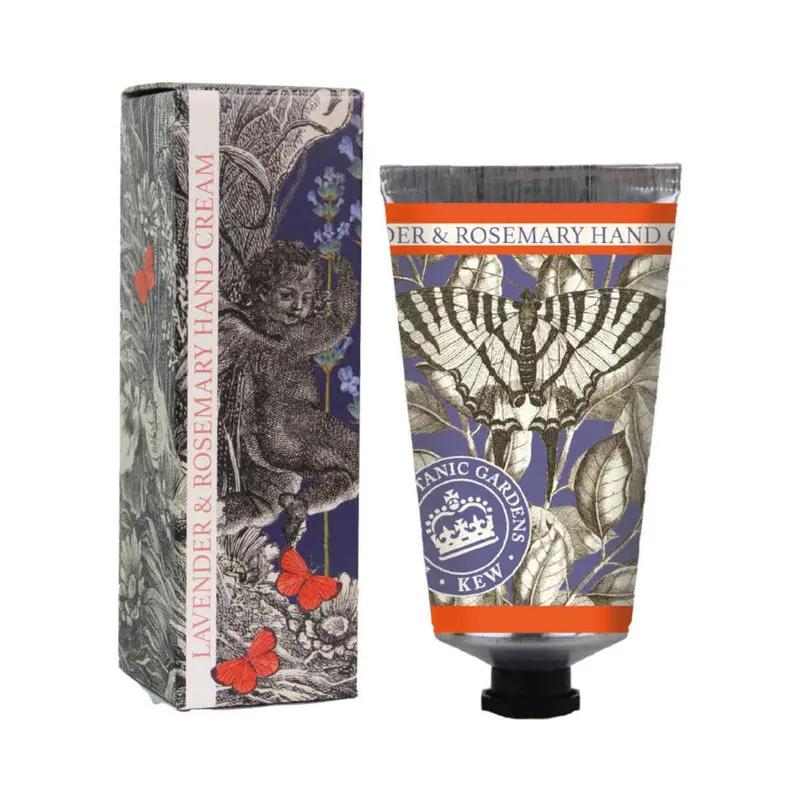 Royal Botanic Gardens Lavender & Rosemary Hand Cream – Calming Herbal Moisturiser 1