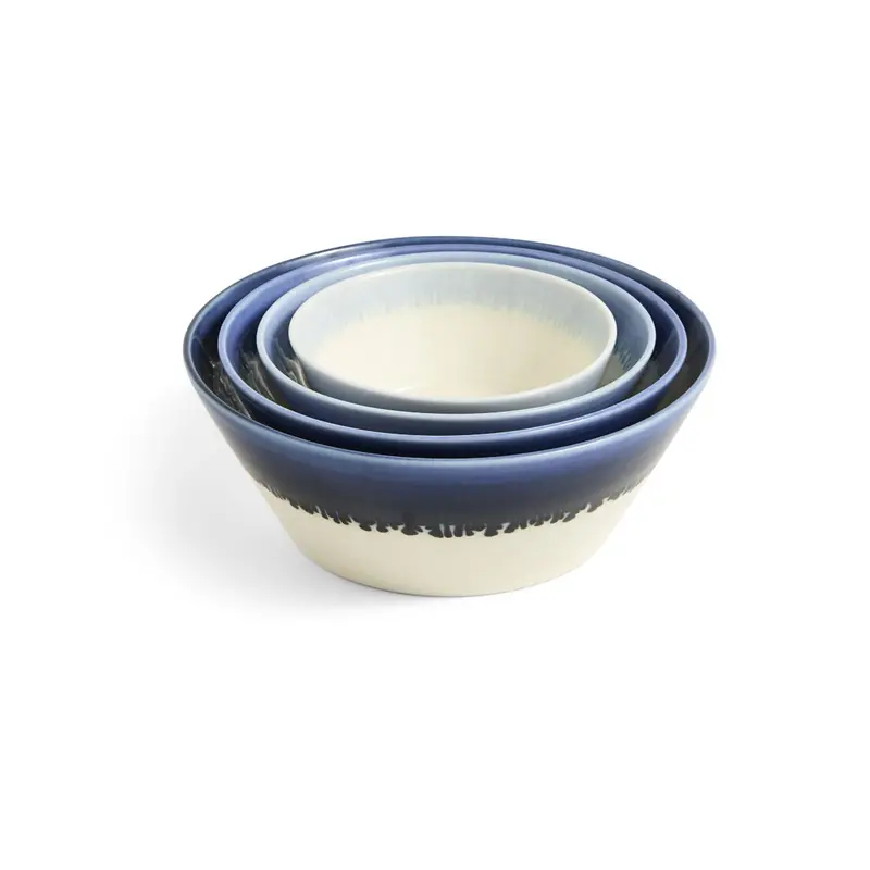 Royal Doulton 1815 Pacific Glaze Blue Stackable Bowls – 4-Piece Set 1