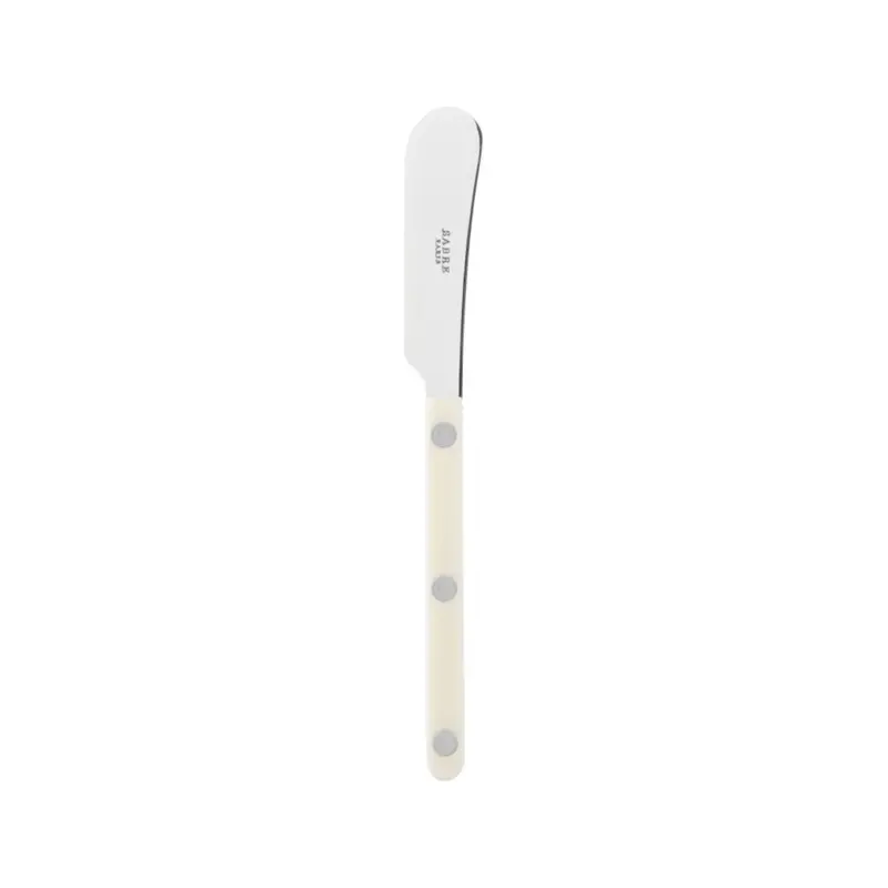 Sabre Bistrot Shiny Ivory Spreader – Solid Stainless Steel, 14 Cm 1