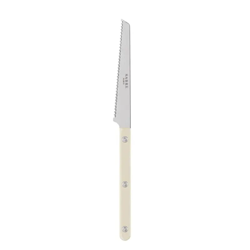 Sabre Bistrot Tomato Knife – Solid Ivory Handle, Ergonomic Stainless Steel Blade 1