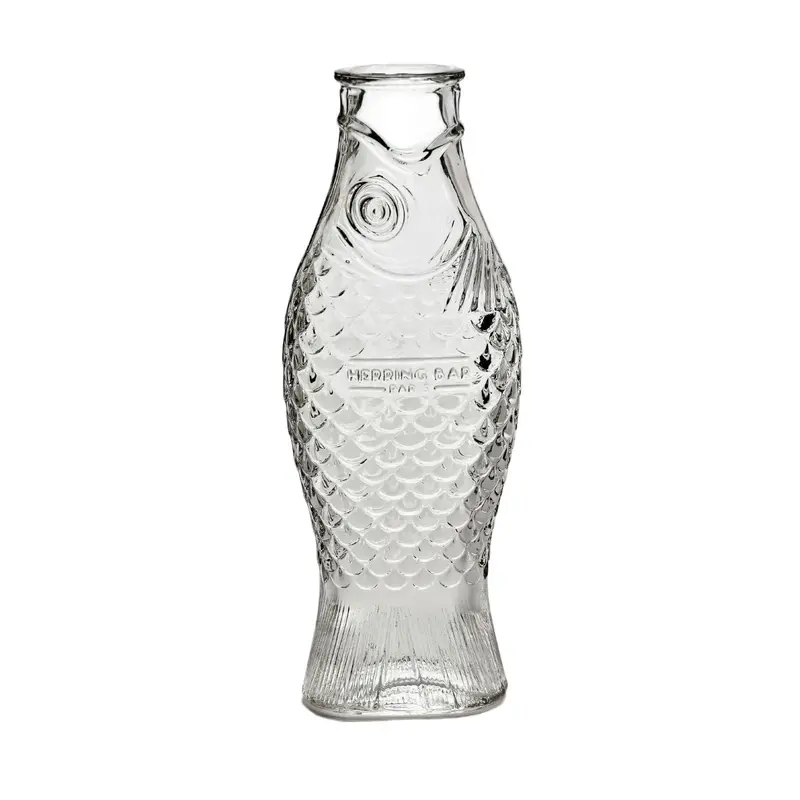Serax Paola Navone Clear Glass Fish Carafe – 1 Litre Capacity 1