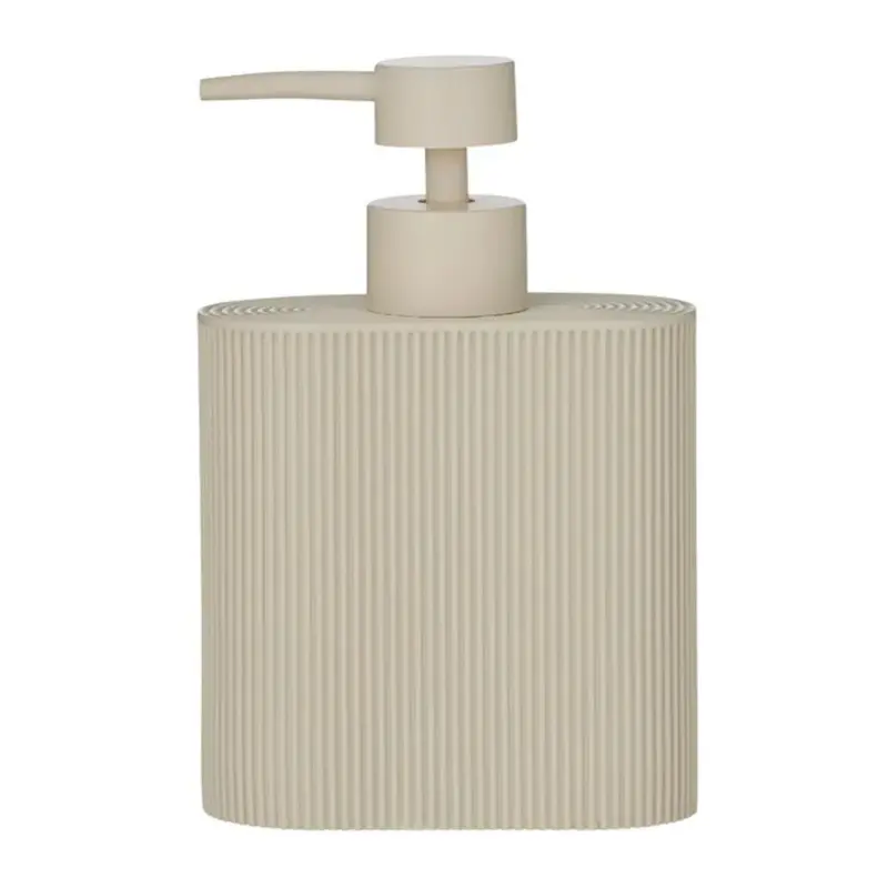 Sid Taupe Resin Dispenser – 10 × 5 × 16 Cm 1
