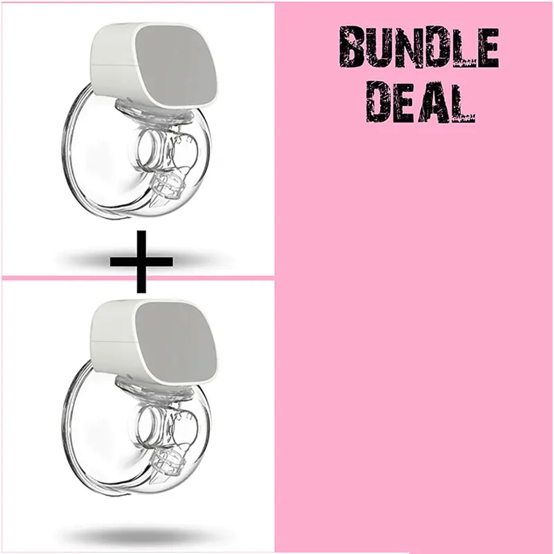 Silent Wearable Breast Pump Twin Bundle – Discreet & Rechargeable 1
