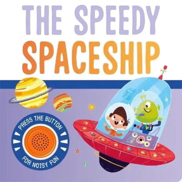 Single-Button Sound Toy: The Speedy Spaceship – Early Learning Fun 1