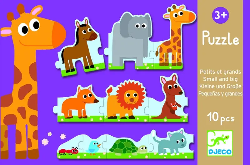 Size Comparison Puzzle – Small & Large Matching Set Age 3+ 1