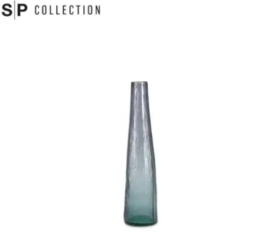 Slim Blue Glass Vase – 9Cm Diameter × 40Cm Height 1