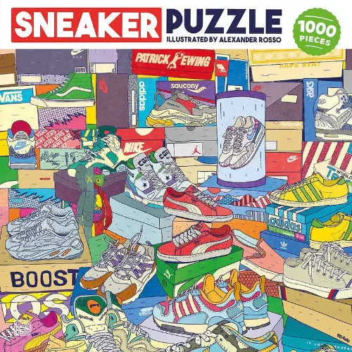 Sneaker-Themed 1000-Piece Jigsaw Puzzle – Urban Lifestyle Art 1