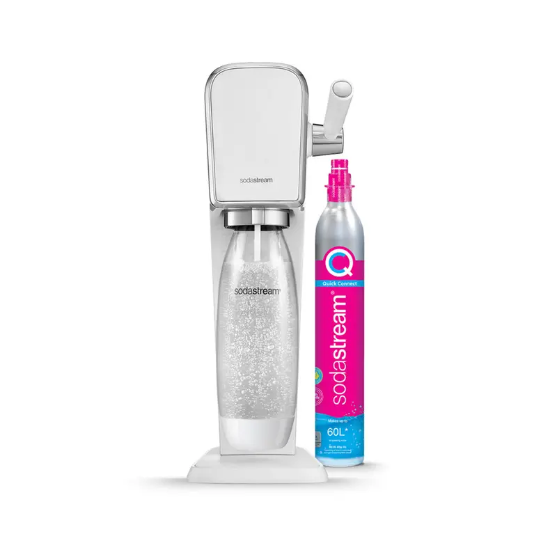 Sodastream Art Sparkling Water Maker – Stylish White Countertop Carbonator 1
