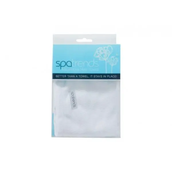 Spa Trends Microfiber Hair Drying Towel – White 1