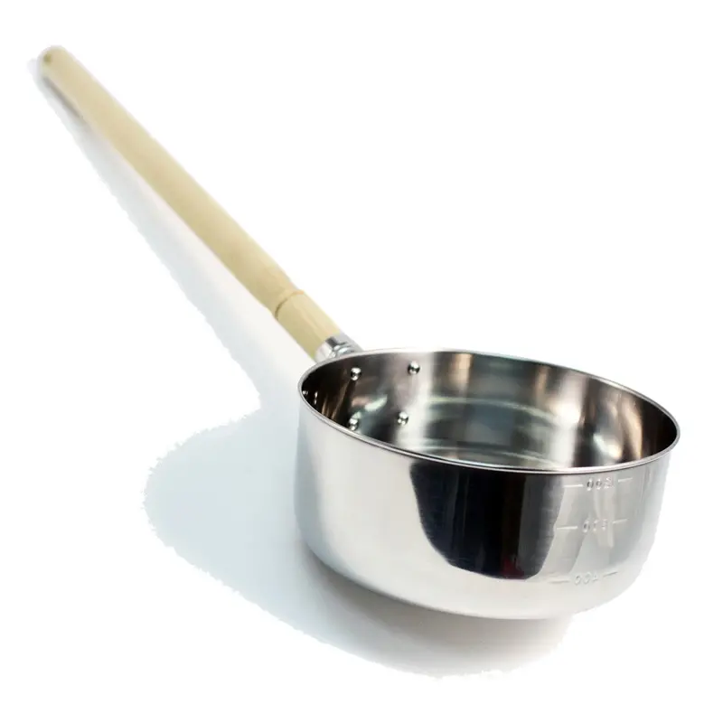 Stainless Steel Shakushi Scoop Ladle – 34 Fl Oz (1000 Ml) 1