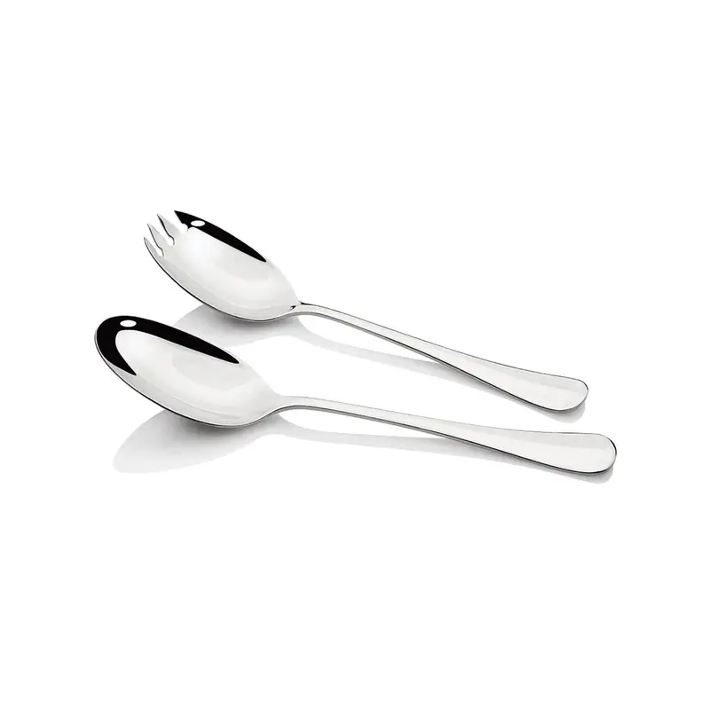 Stanley Rogers Baguette & Salad Serving Set – 2-Piece Wooden Pair 1