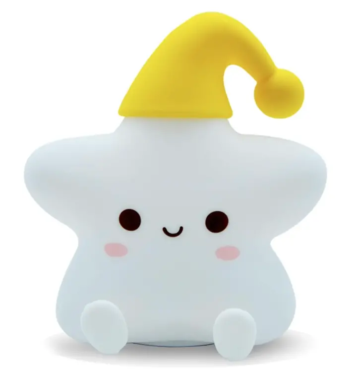 Star-Shaped Silicone Led Night Light With Remote Control 1