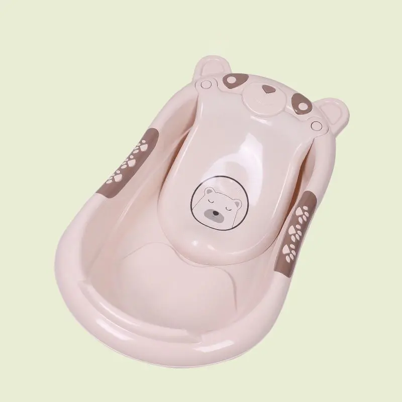 Supportive Baby Bath Tub With Ergonomic Backrest – Warm Brown 1
