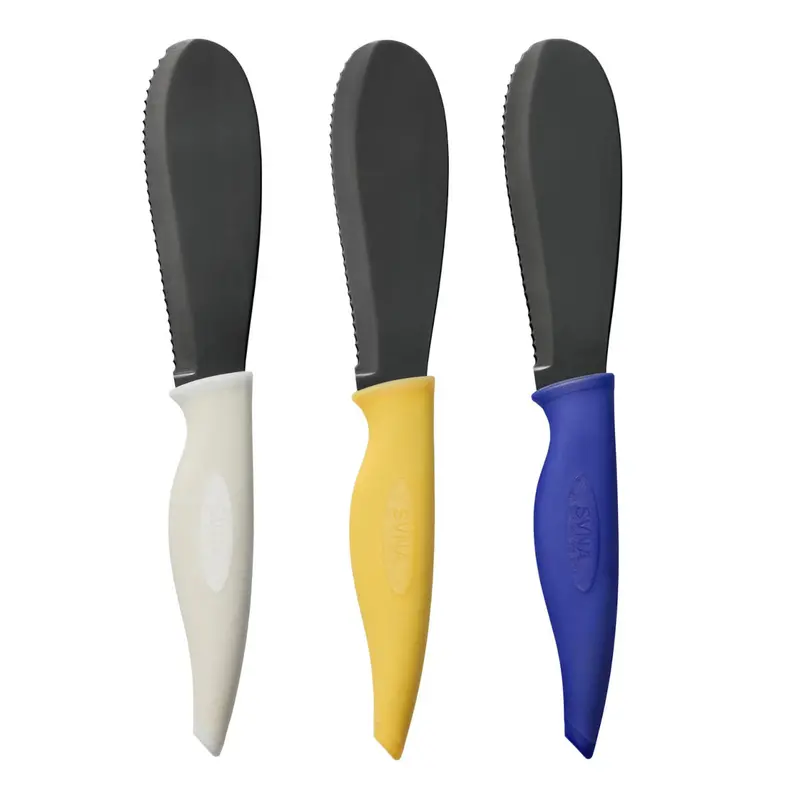 Svna Black Titanium Sandwich Knife – Ergonomic Design (Sold Individually) 1