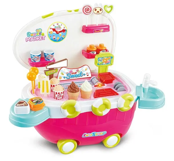Sweet Shop 3-In-1 Pretend Play Set In Pink 1