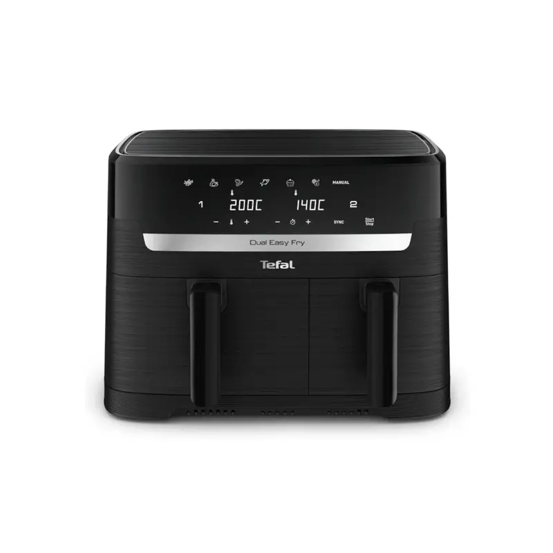 Tefal Dual Easy Fry Essential Xxl Air Fryer With Slide-Out Drawer – Black 1