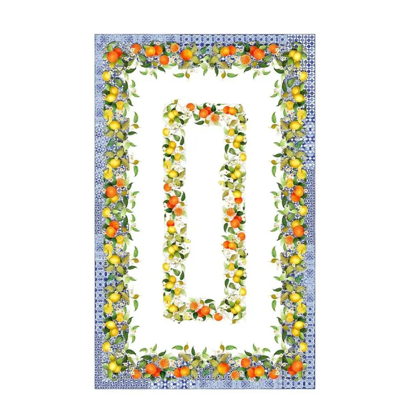 Tessitura Toscana Sevillana Linen Tablecloth – 170 X 360 Cm, Natural Texture 1
