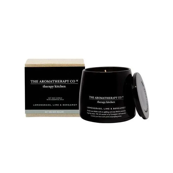 The Aromatherapy Co. Lemongrass Lime Kitchen Candle – 260G Soy Blend 1