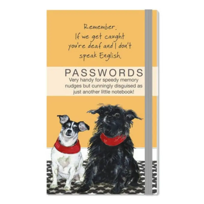 The Little Dog Laughed Password Journal – 'Caught' Edition 1