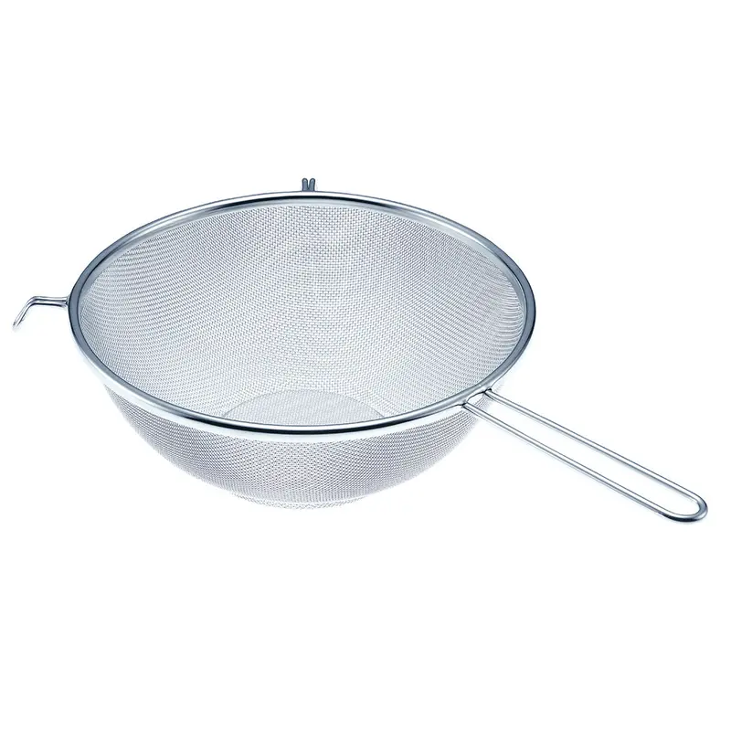 Three Snow Self-Standing Stainless Steel Mesh Strainer – 9.8 Inch Diameter 1