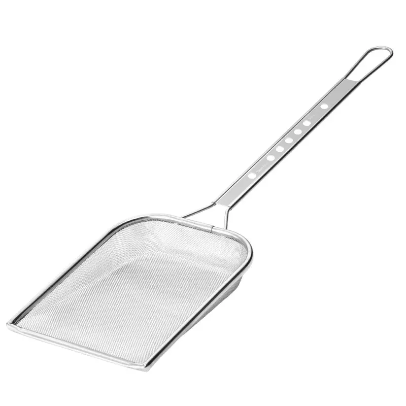 Three Snow Stainless Steel Square Fine Mesh Skimmer – 5.7" X 7.5" 1
