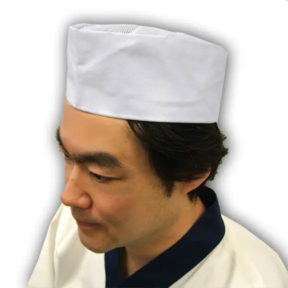 Tokyo Hakui Mesh Skull Cap – Lightweight White Large Wa-Boshi Style 1