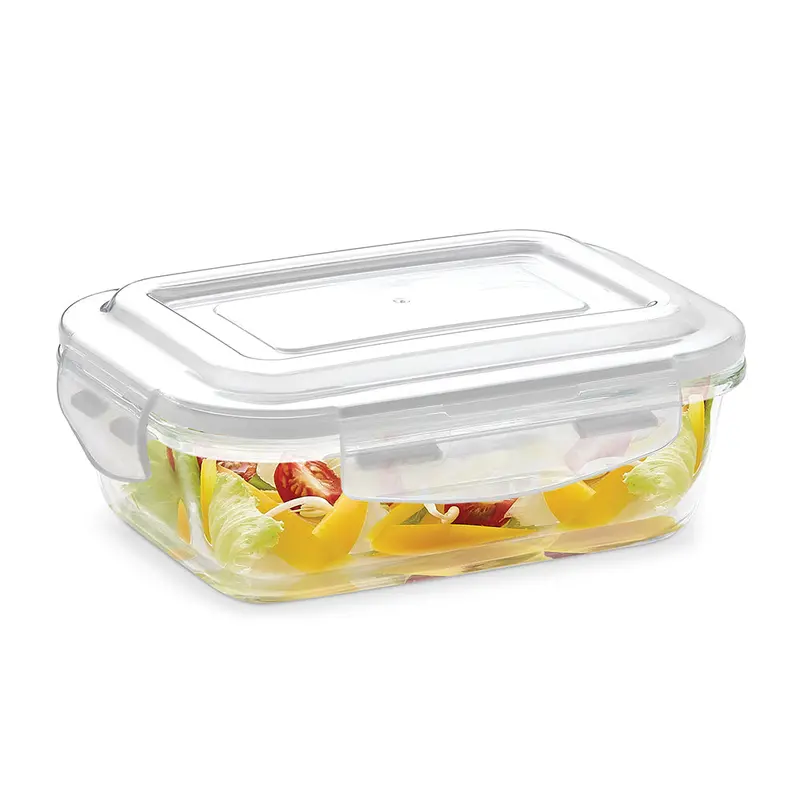 Tuff-Glass Klip N Store Rectangular Glass Food Storage Container 1