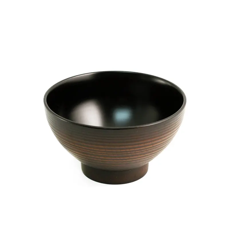Two-Tone Brown-And-Black Ceramic Soup Bowl – 15 Fl Oz, 4.72-Inch Diameter 1