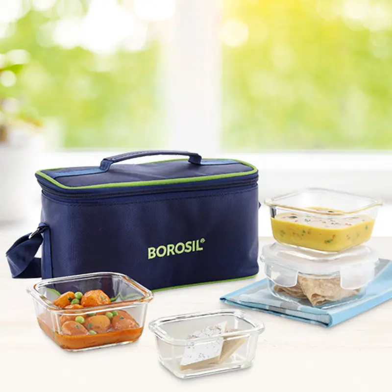 Universal Round Glass Meal Container – Compatible Lid System 1