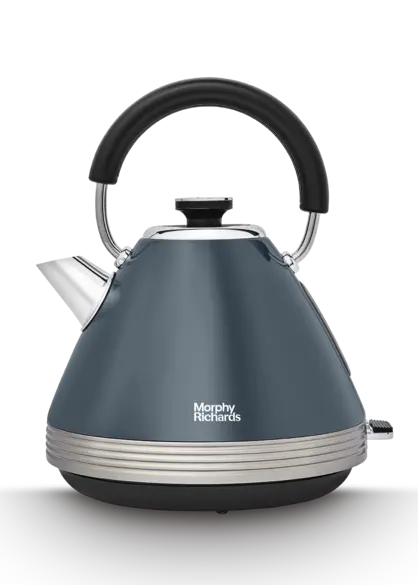 Venture Retro Basalt Blue 1.5L Pyramid Kettle 1