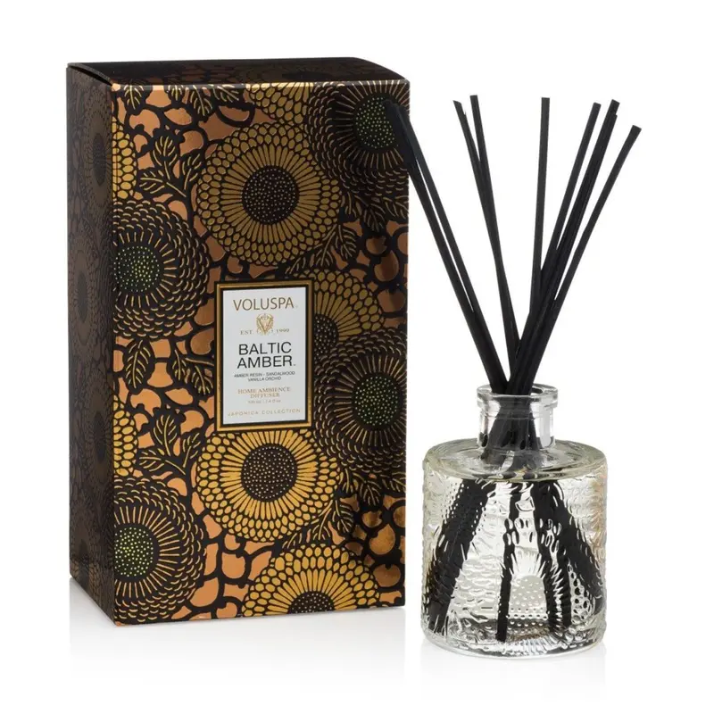 Voluspa Baltic Amber Reed Diffuser – 100Ml Luxury Home Fragrance 1